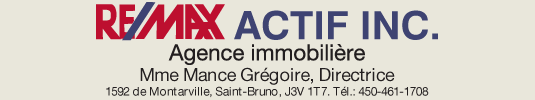 Mance Grégoire, Re/Max Actif