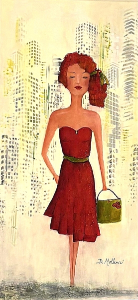 Bérénice, tech-mixtes, 24 X 12''