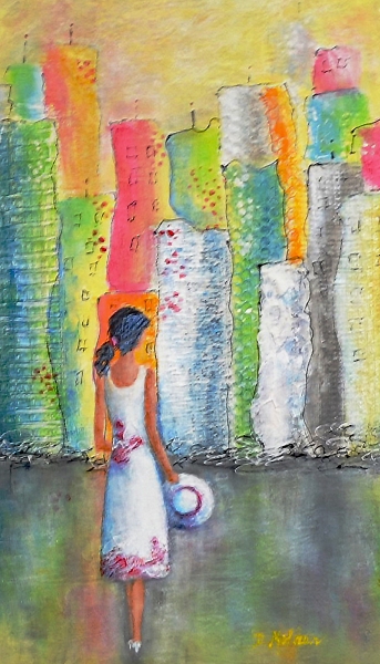 Evangeline  20 x 10''