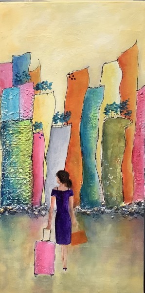 Le début des vacances,  20 x10''