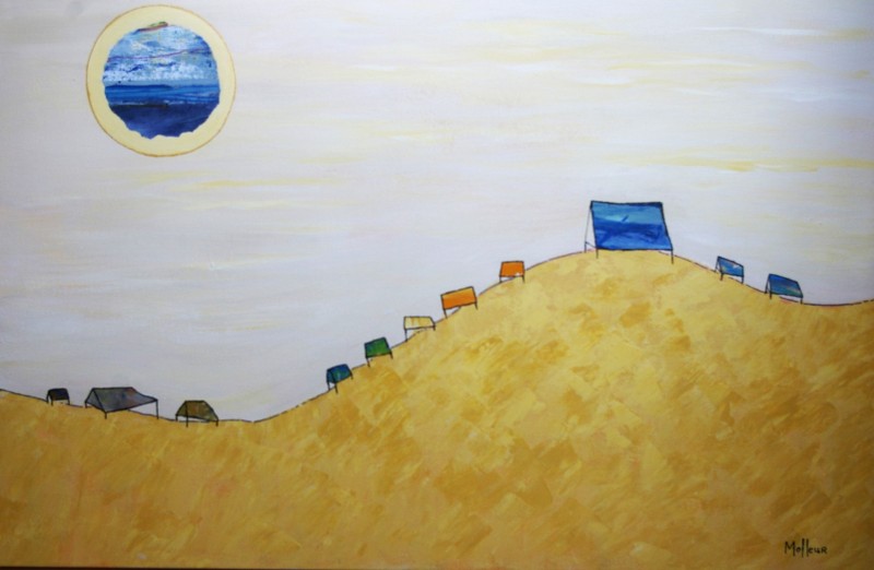 Le rang du Vallon,tech. mixtes, 24x 36''