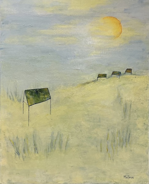 Les hautes herbes,tech.mixtes, 30x24''