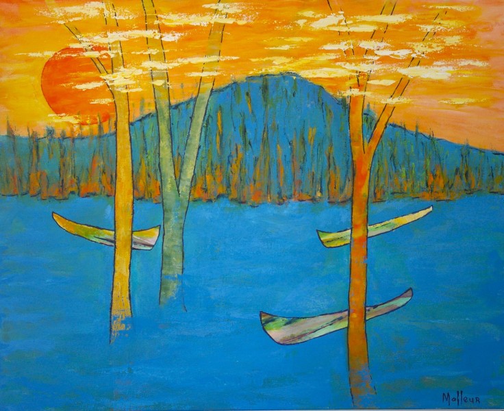 Territoire, tech.mixtes, 18x24''