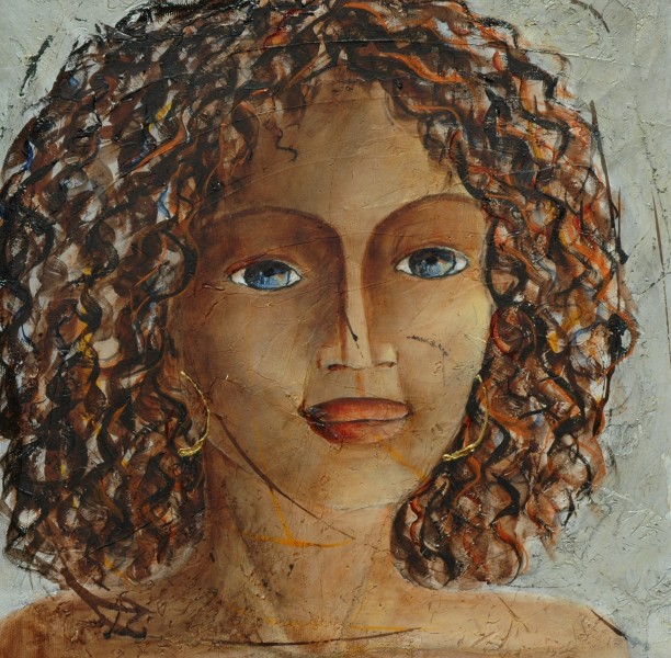 LA METISSE  procédé mixte   12'' x 12''