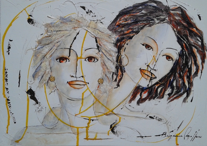 LAURIANE    procédé mixte   18'' x 24''