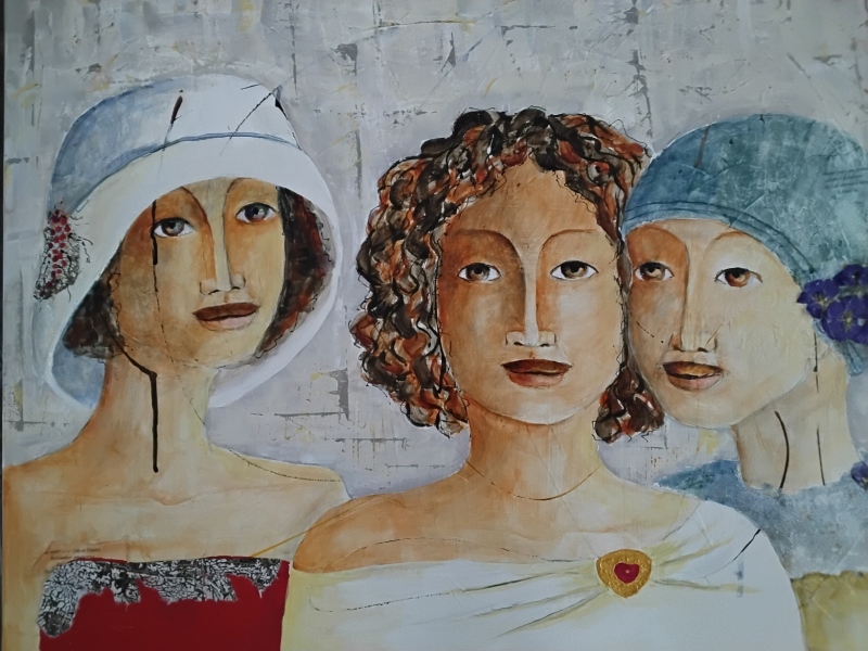 NOUS   procédé mixte   22''x 28''