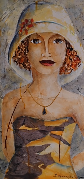 JULIETTE  procédé mixte   24.. x 12''