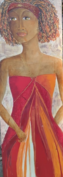 BEA   procédé mixte   48'' x 15''