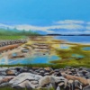Fin de journee  maree basse a Rimouski