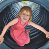 Au bout du tunnel (21x17) Pastel sec, 450$ encadré