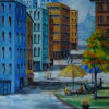 LE TEMPS D'UN RENDEZ-VOUS  35x28cm   Acrylique_