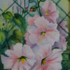 FLEURIR LE BONHEUR  26x17cm aquarelle