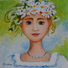 PRÉCIEUSE DELPHINE 20x20cm