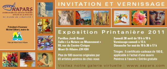 Carton Exposition Printanière 2011