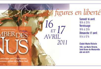 Invitation exposition Tomber des nus
