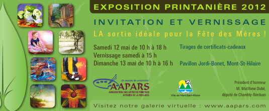 Carton Exposition Printanière 2012